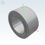 CAE-NKIA - 滚针和角接触推力球组合·带内圈·标准型