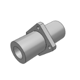 zf76 - Flanged linear bearings (with lubrication), double-lined type, intermediate type