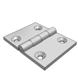 LD01AA_AB - 铝合金蝶形铰链-标准型·锥孔型