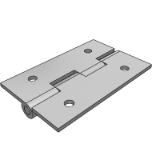 LD03KC - 平型蝶形铰链-不锈钢经济型·通孔型