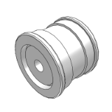 CD53DP-802 - Steel flat top chain, 802 series, idler pulley, direct type