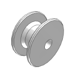 CD53DP-820 - Plastic flat top chain, direct type, 820 series, idler pulley